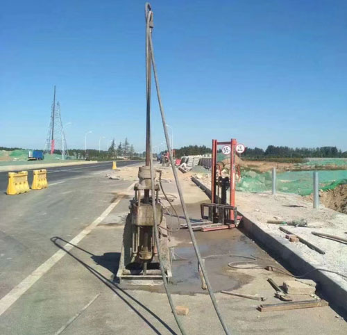 海兴公路高聚物注浆加固